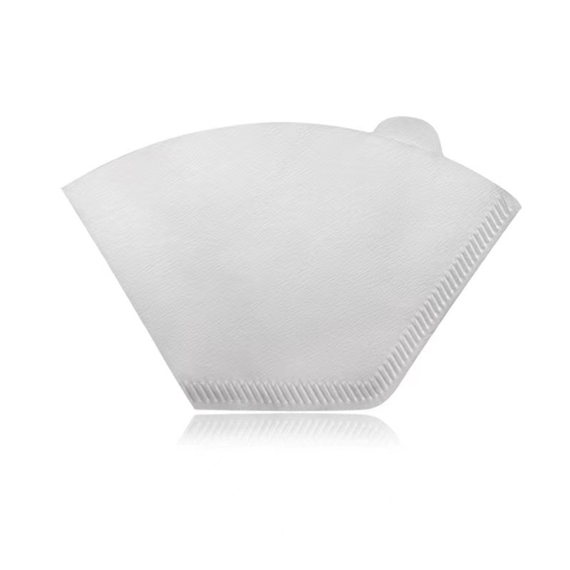 Yapears Cone shape filter paper coffee filter 1-4 cup food grade natural percolator primary drip coffee filter paper