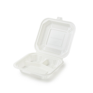 Disposable Eco Friendly Biodegradable Lunch box Take Out To Go Cornstarch Food Container With Lids for Food