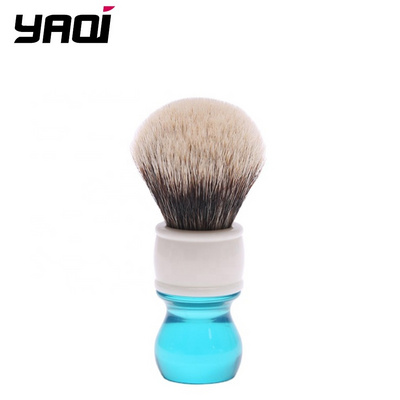 YAQI natural badger hair knots shaving brush for men  wet