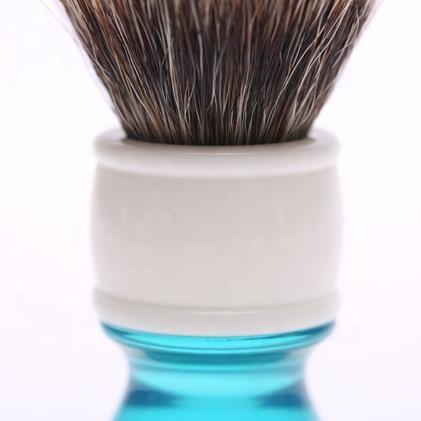 YAQI natural badger hair knots shaving brush for men  wet