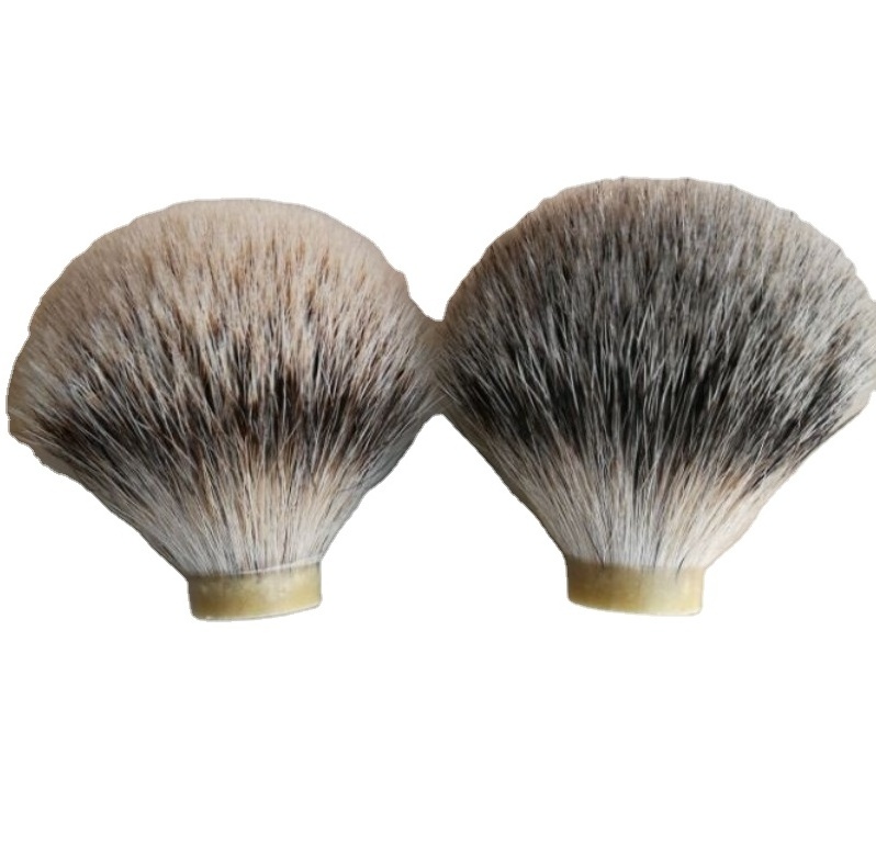 YAQI wholesale  mountain badger hair shaving brush knot for men wet