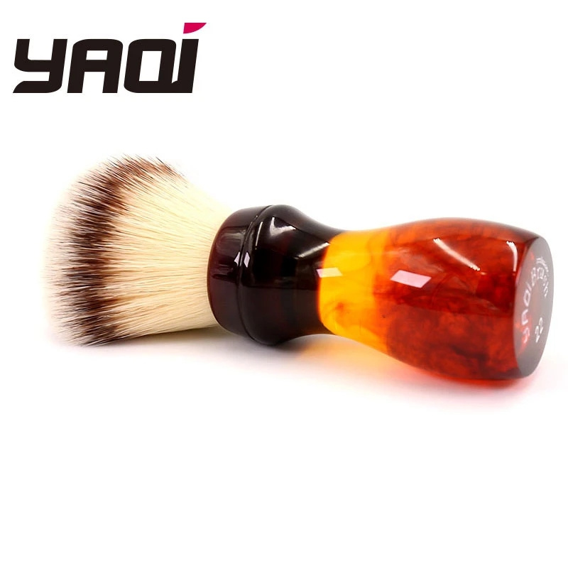 YAQI 22MM brush synthetic hair shaving brush for men wet custom logo brush