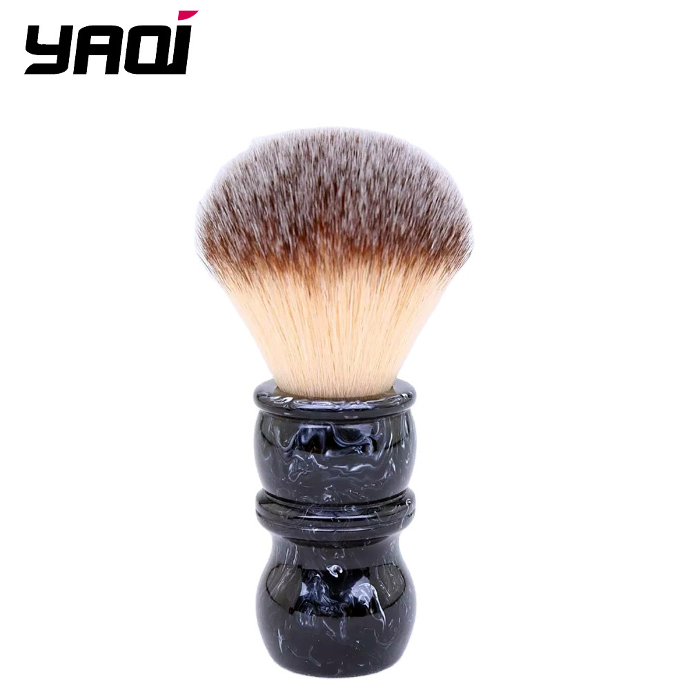 YAQI 24mm synthetic hair shaving brush for men  wet