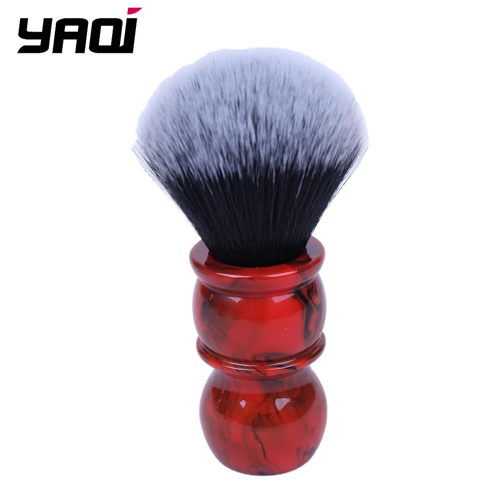 YAQI 26MM Red Marble Shaving Brush Tuxedo Brush Shave For Man