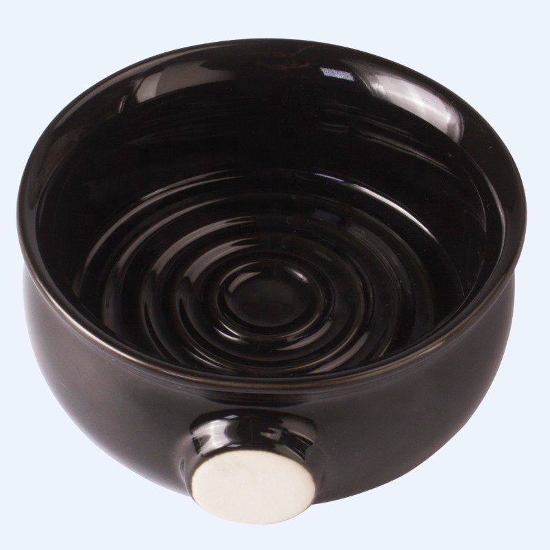 Yaqi black color shaving bowl for men shaving brush set