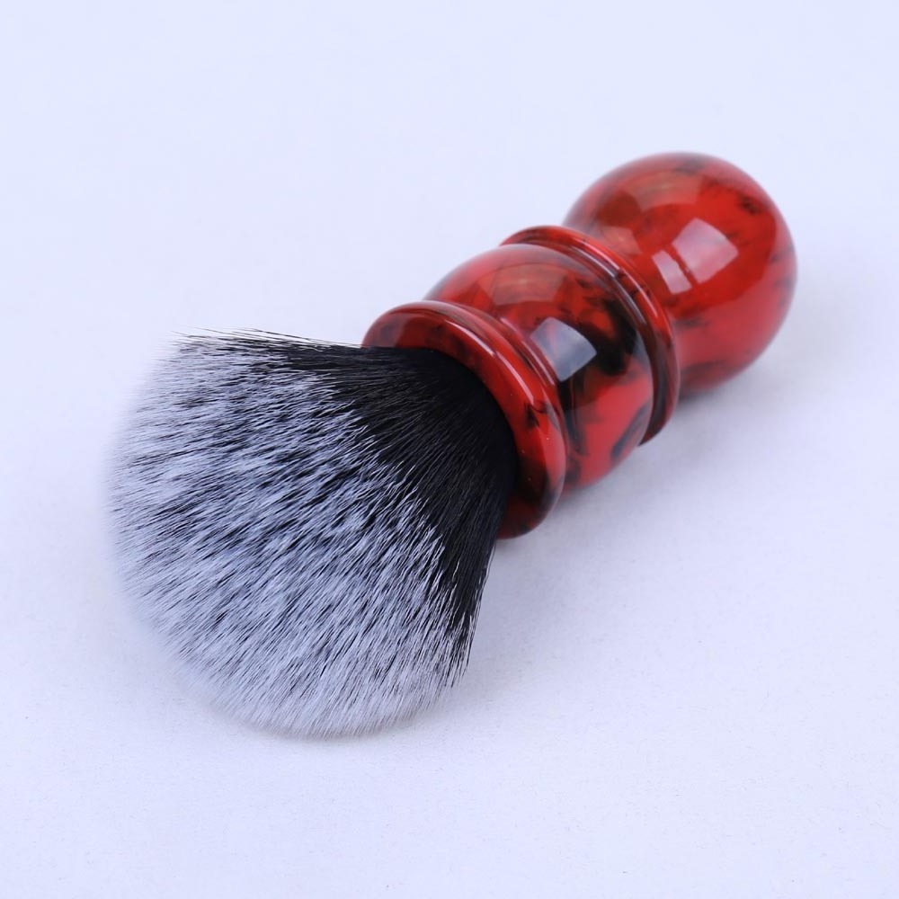 YAQI 26MM Red Marble Shaving Brush Tuxedo Brush Shave For Man