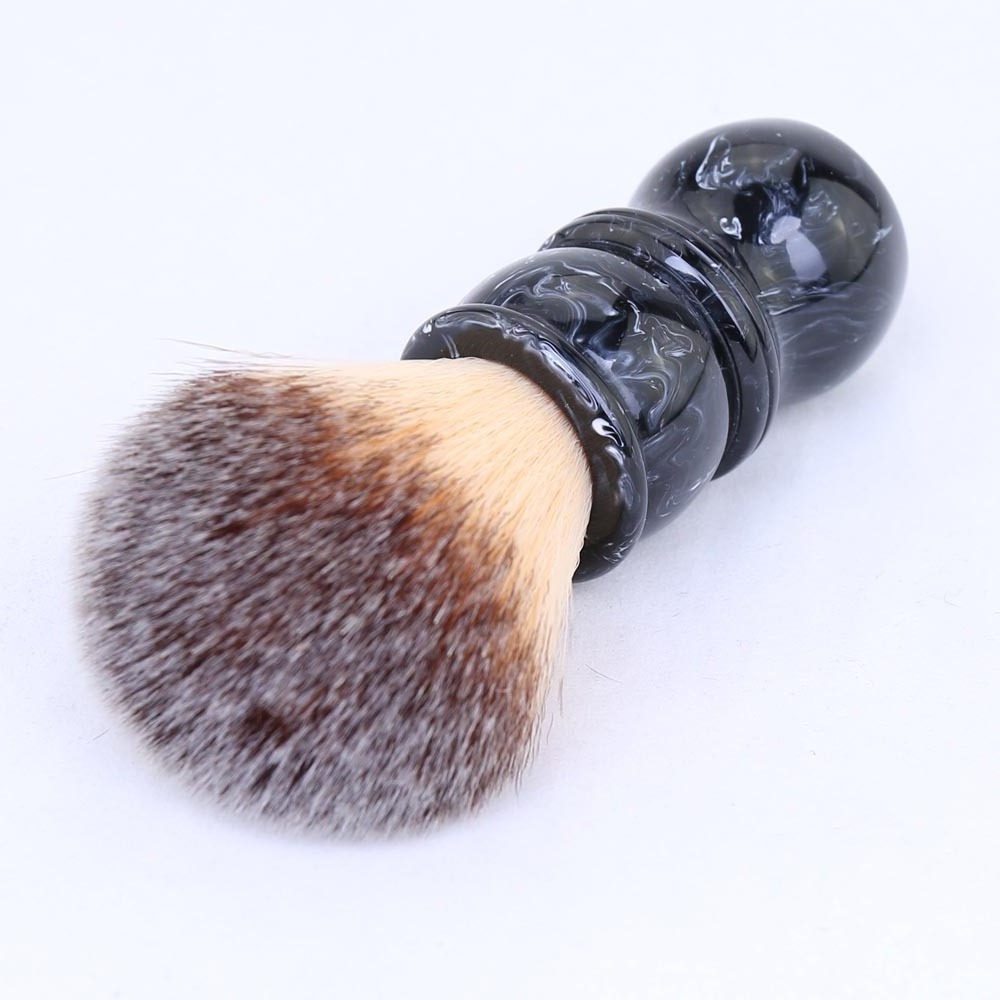 YAQI 24mm synthetic hair shaving brush for men  wet