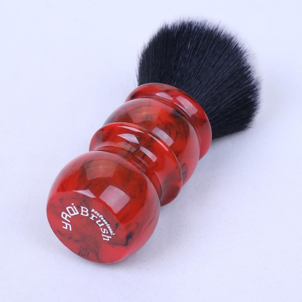 YAQI 26MM Red Marble Shaving Brush Tuxedo Brush Shave For Man