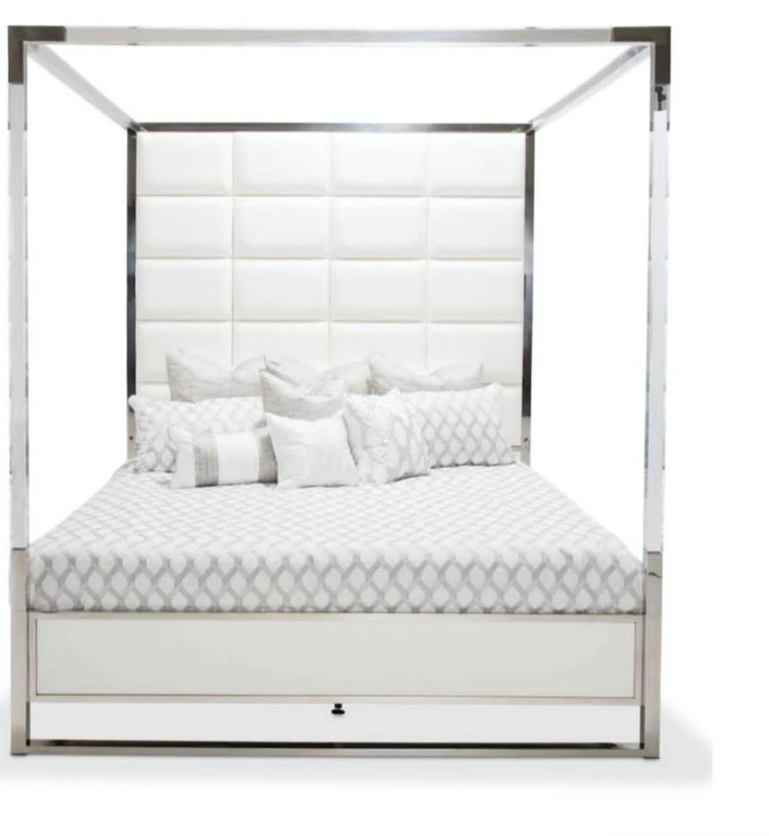 Modern acrylic Bed Frame bed room furniture bed king size