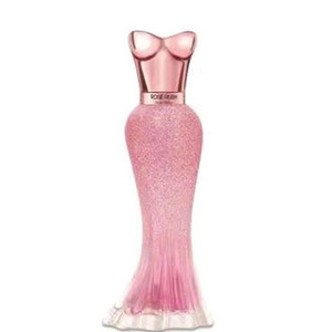 2021 Best selling Beautiful shape 100ml Empty pink color woman body shape perfume glass bottle with screw cap