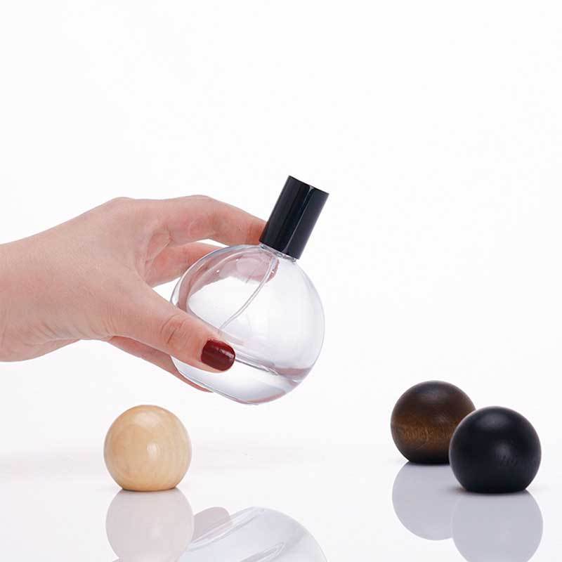 Spot New Round Ball Glass Perfume Bottle 30ml 50ml Multi-capacity for Sale