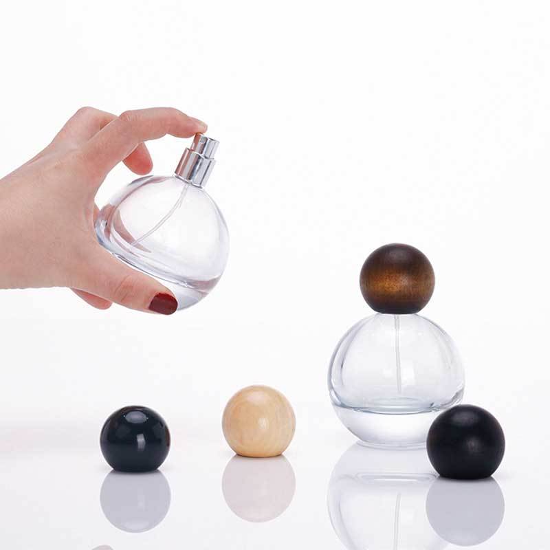 Spot New Round Ball Glass Perfume Bottle 30ml 50ml Multi-capacity for Sale