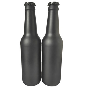 11oz 330ml black color beer wine glass bottle