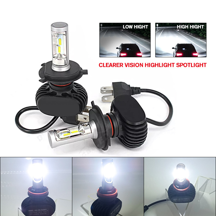 Auto Lighting Systems S1 LED headlights CSP LED chip spotlight led fog light s1 faro h11 led headlight bulb for corolla toyota