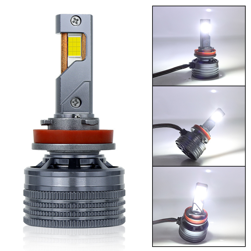 k20 led headlight bulb 300w 3 copper led headlight high quality h7 h11 9005 9006 h1 h3 h4 for honda civic and toyota tacoma