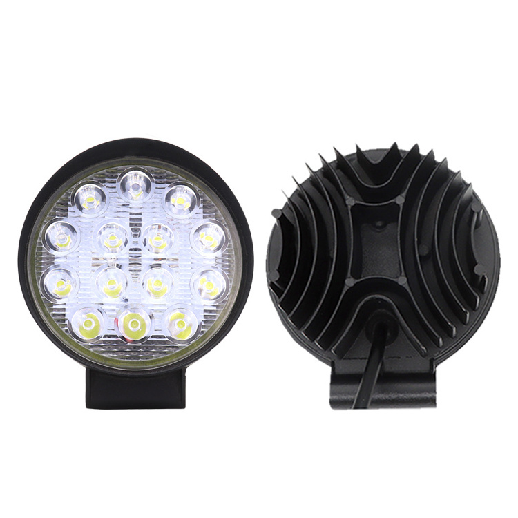 Auto Lighting Systems 42W CAR LED Work light 24 volt led truck offroad light 4.5 inch driving lamp spotlight 20mm 25mm 35mm 45mm