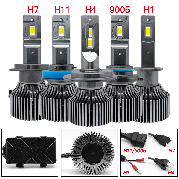 A1 led headlight canbus 110W high power hi-low beam H4 H1 H3 H7 9005 9006 880 H13 h11 led headlight faros led light for cars