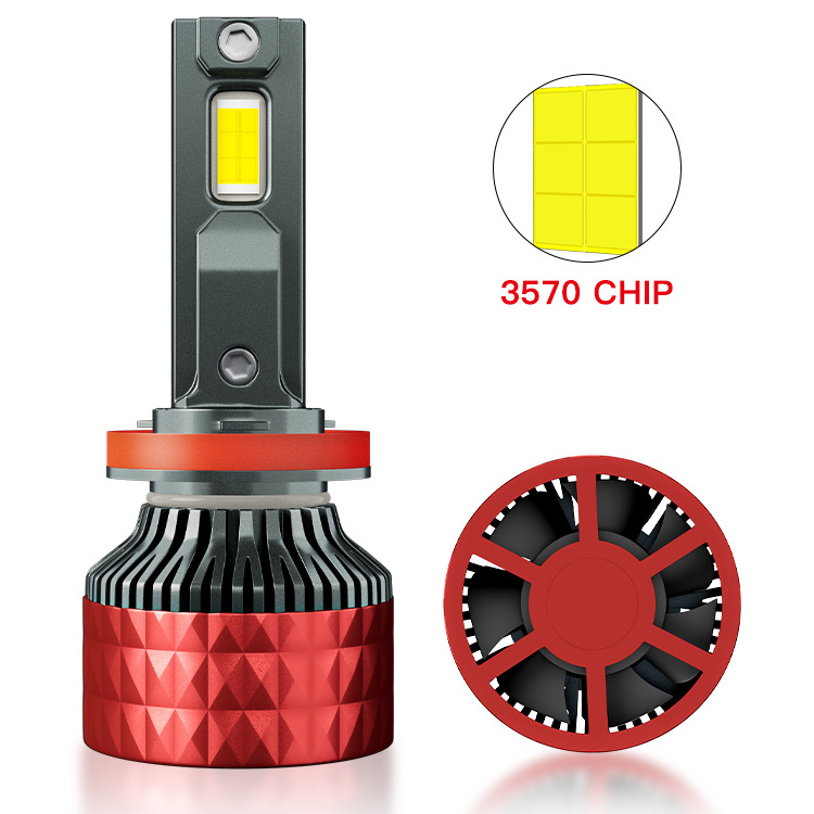 D60 led headlight bulb 100w high power super bright focos led para h1 h3 h11 hb5 9005 9006 led h4 canbus for  SUV ATV off-road