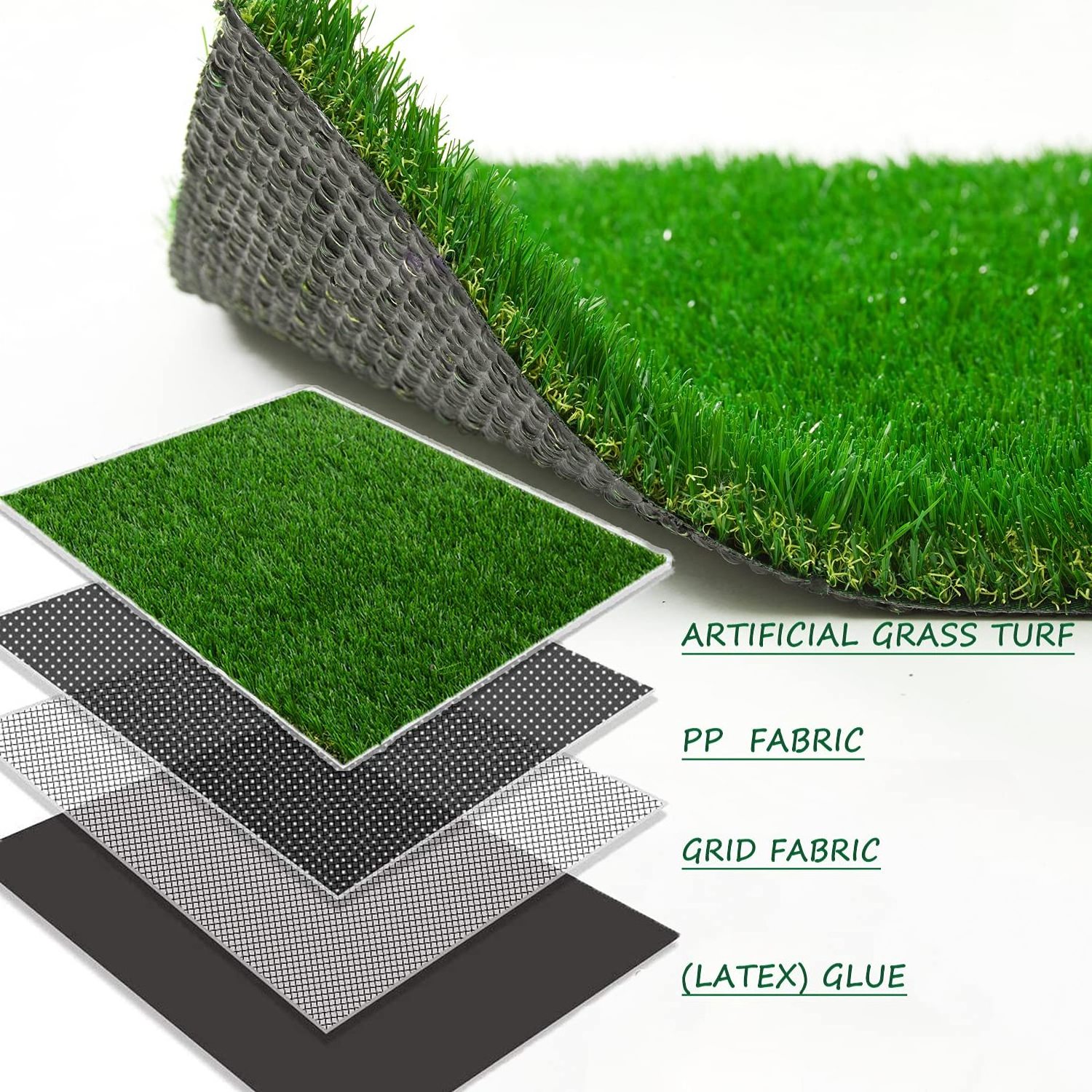 Environmentally friendly straight silk artificial grass 8-10 years of service life Indoor outdoor playground Kindergarten