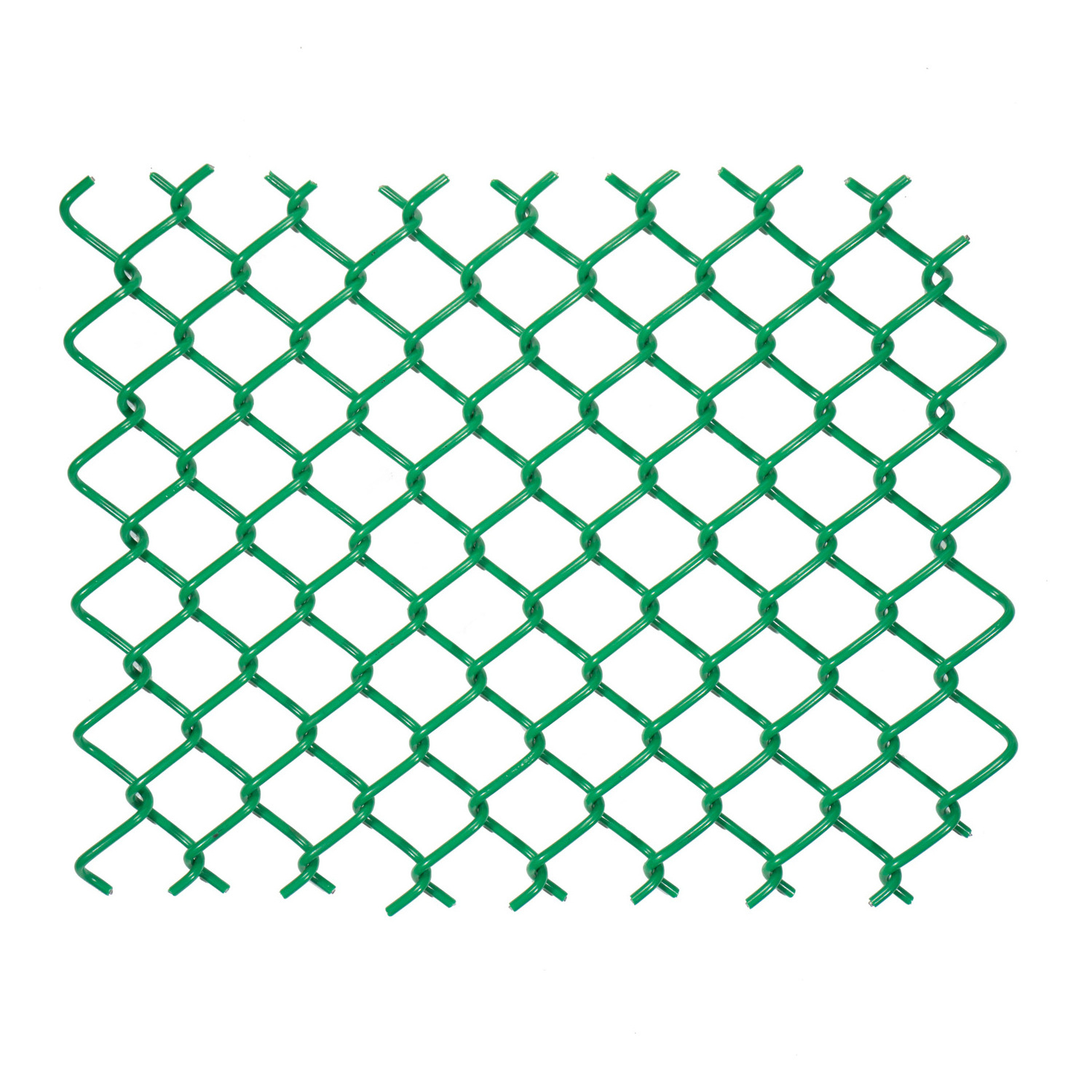 galvanized PVC coated black green diamond mesh wire fence 100 ft roll chain link fencing 8 feet tall price