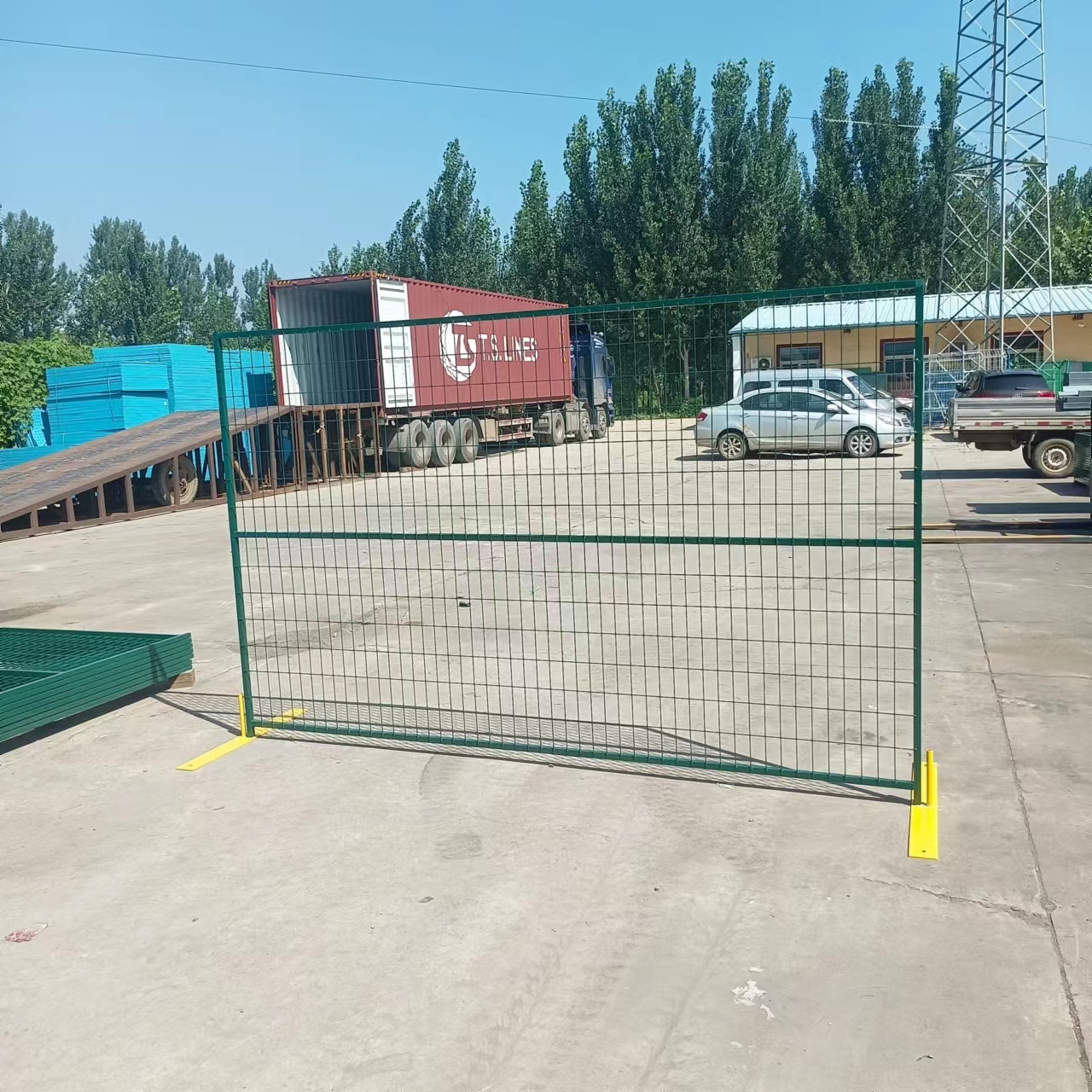 Construction Temporary Site Safety Metal Fence Modular Construction Fencing Construction Scaffolding Building Safetyfence Panel