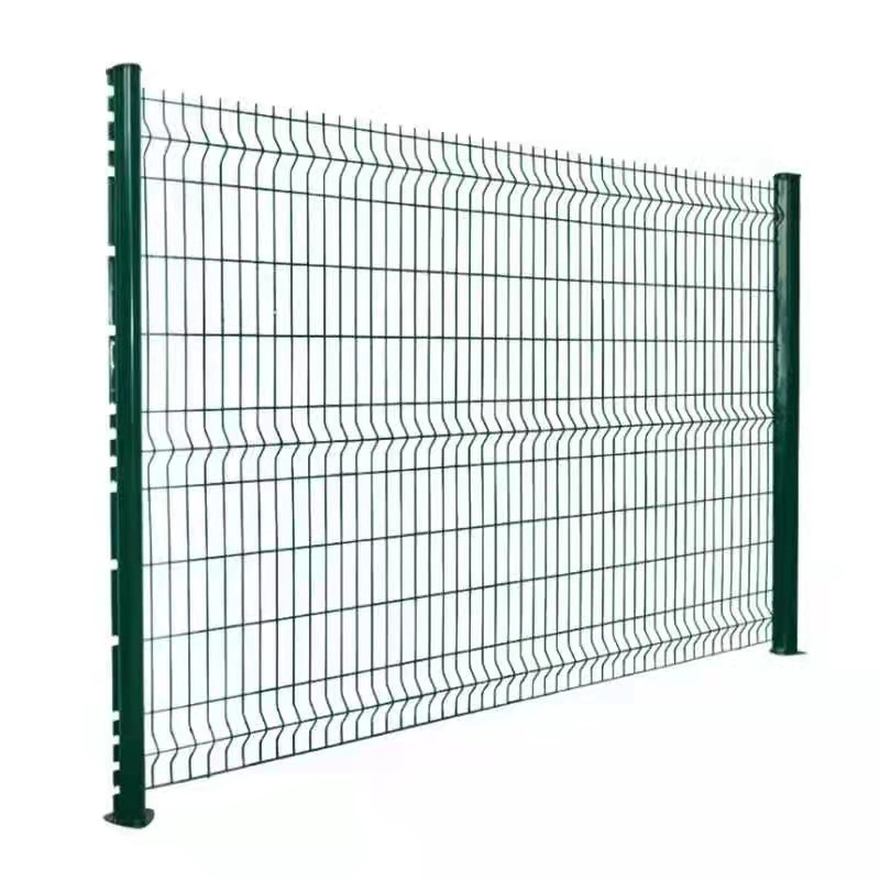 Welded  Wire Mesh Fence panel in 12 gauge for garden Farm/Ranch/3d Curvy galvanized welded wire mesh fence