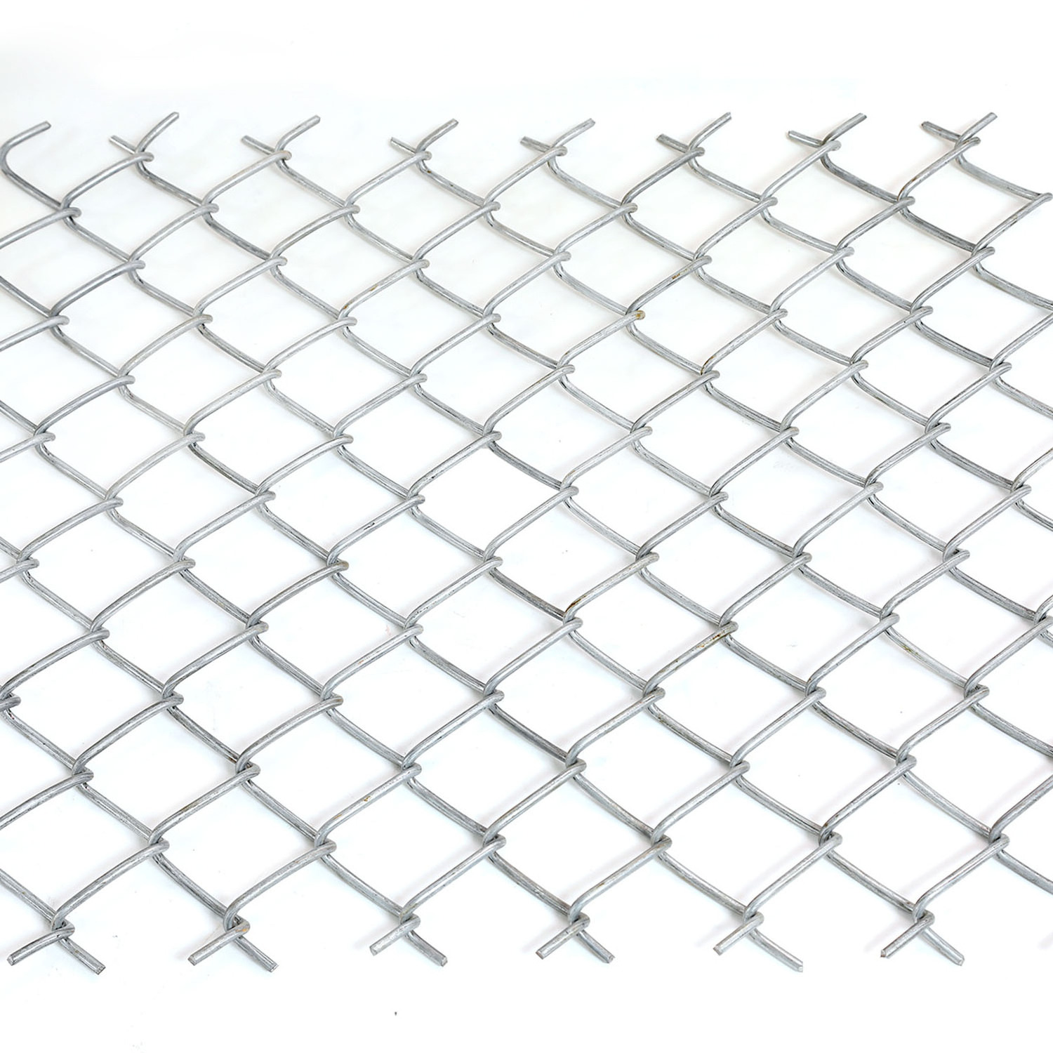 galvanized PVC coated black green diamond mesh wire fence 100 ft roll chain link fencing 8 feet tall price