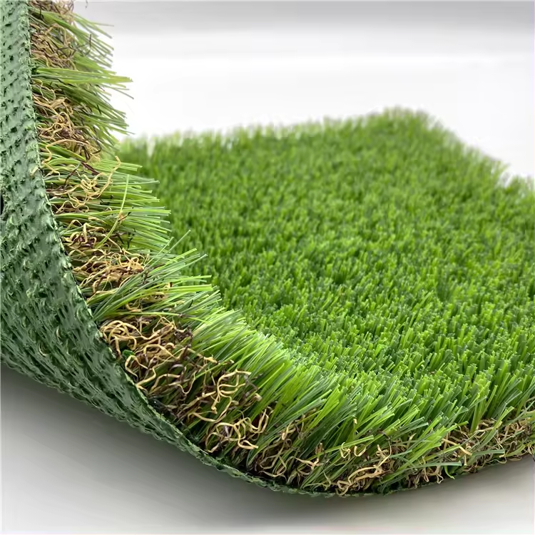 Wholesale Artificial Grass with Four Color Yarn for Landscape and Garden Artificial Turf Synthetic Grass sintetico futbol