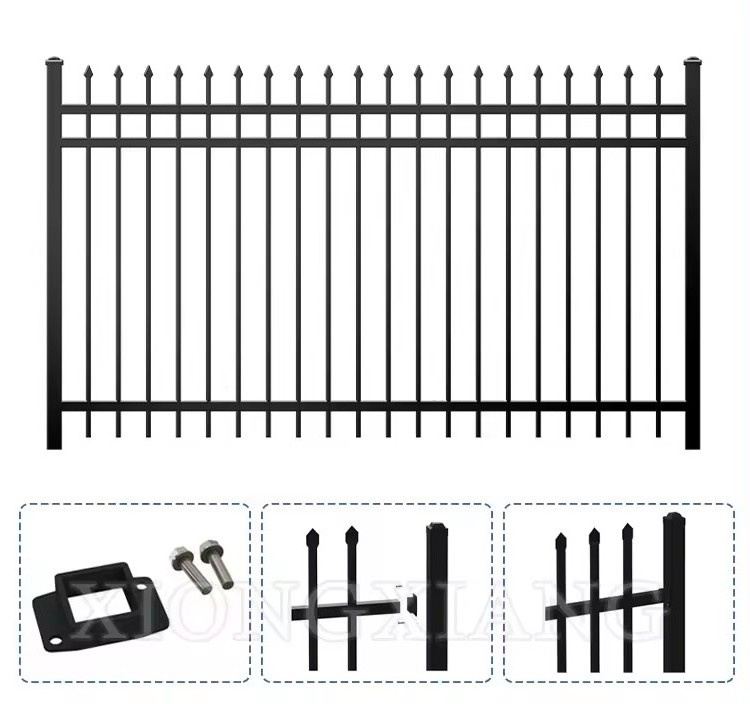 Factory Price Metal Fence Privacy Galvanized Steel Fence Panel