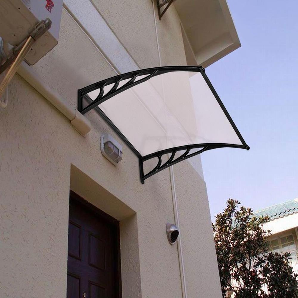 Outdoor polycarbonate DIY rain shelter door canopy and window awning for door or window