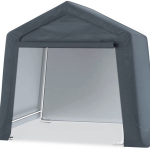 From BSCI Audited Factory Storage Shelter Outdoor Carport Shed Heavy Duty Car Canopy Grey