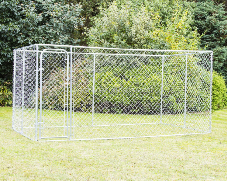 Hot Sell Wire Kennel Dog Kennel Pet Playpen Chain Link Exercise Pen DIY Chain Link Box Dog