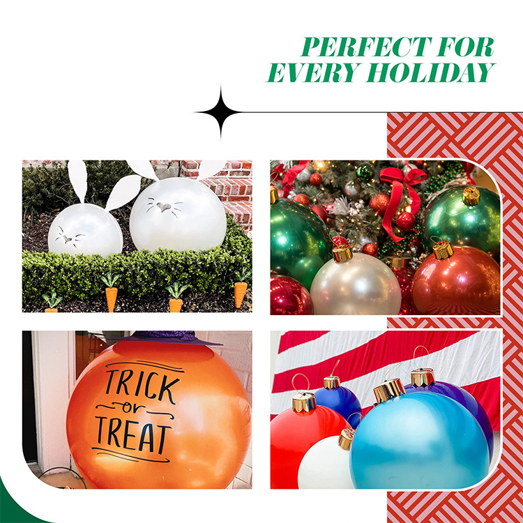 Indoor Outdoor Christmas Decoration Holiday ball Inflatable Holiday Ornament Christmas Inflatable Ball