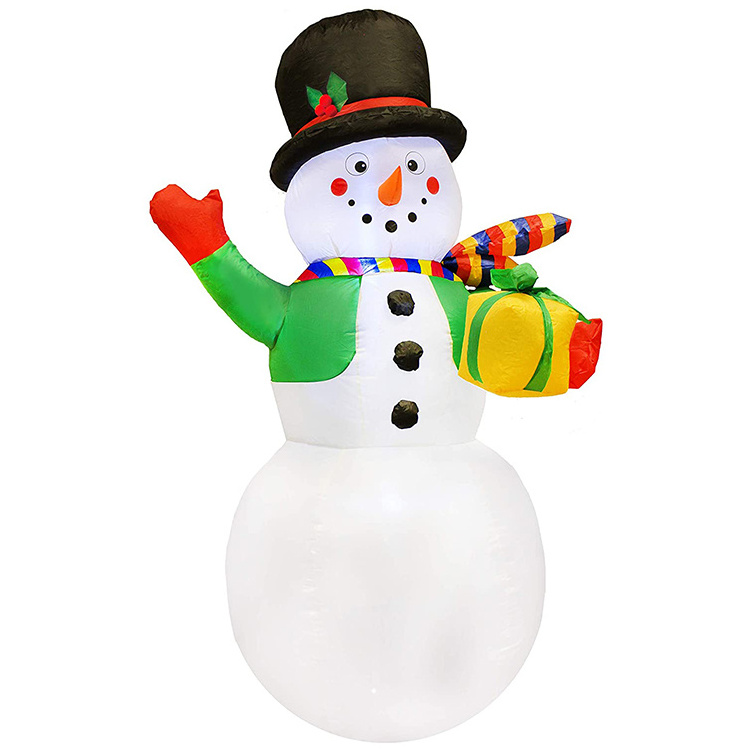 High Quality Xmas decor inflatable Snowman with christmas tree for Xmas Party Indoor for sale