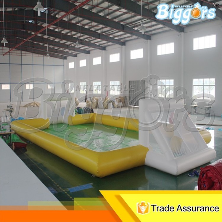 Inflatable Soccer Pitch Soapy Playground Stadium Inflatable Football Court