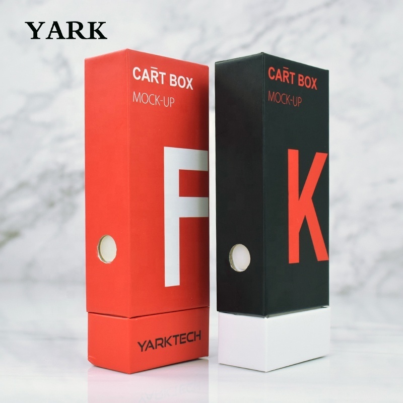 OEM 1ml cartridge Packaging Premium cart Boxes Child Resistant Paper Insert Childproof cartridge Packaging