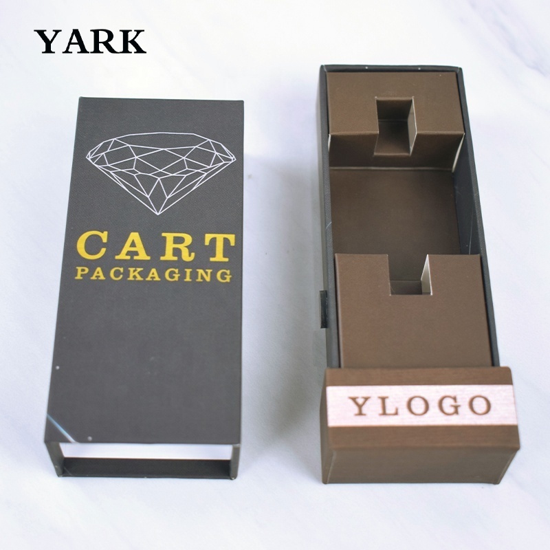 Ceramic Cart Child Proof Drawer Box Packaging 1ml Cartridge Box Packaging