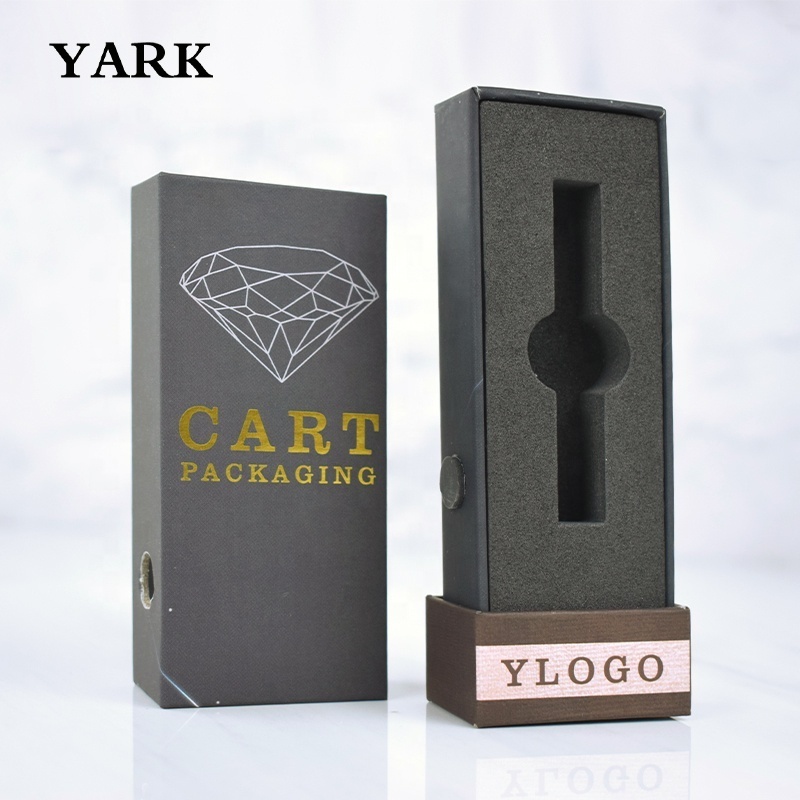 Custom size cardboard drawer boxes packaging 1 Gram 1ml cartridges box packaging