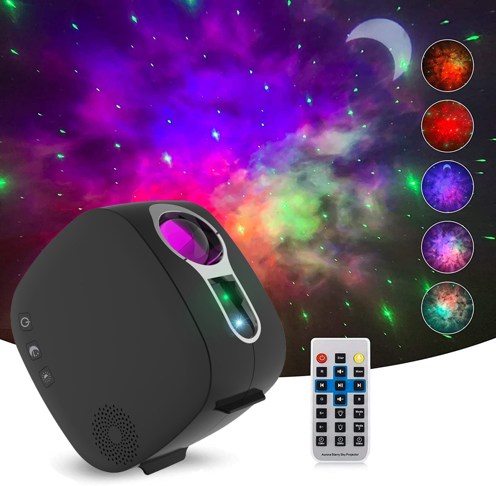 Laser Lights For Night Club All Color Nebula Light Space Lamp LED  Projector Galaxy Music Voice Star Projector