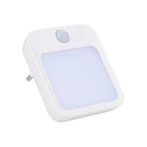 Plug-in LED IR Sensor Mini Night Light Dimmable PIR Body Sensor Nightlight Super Bright Warm White lamp