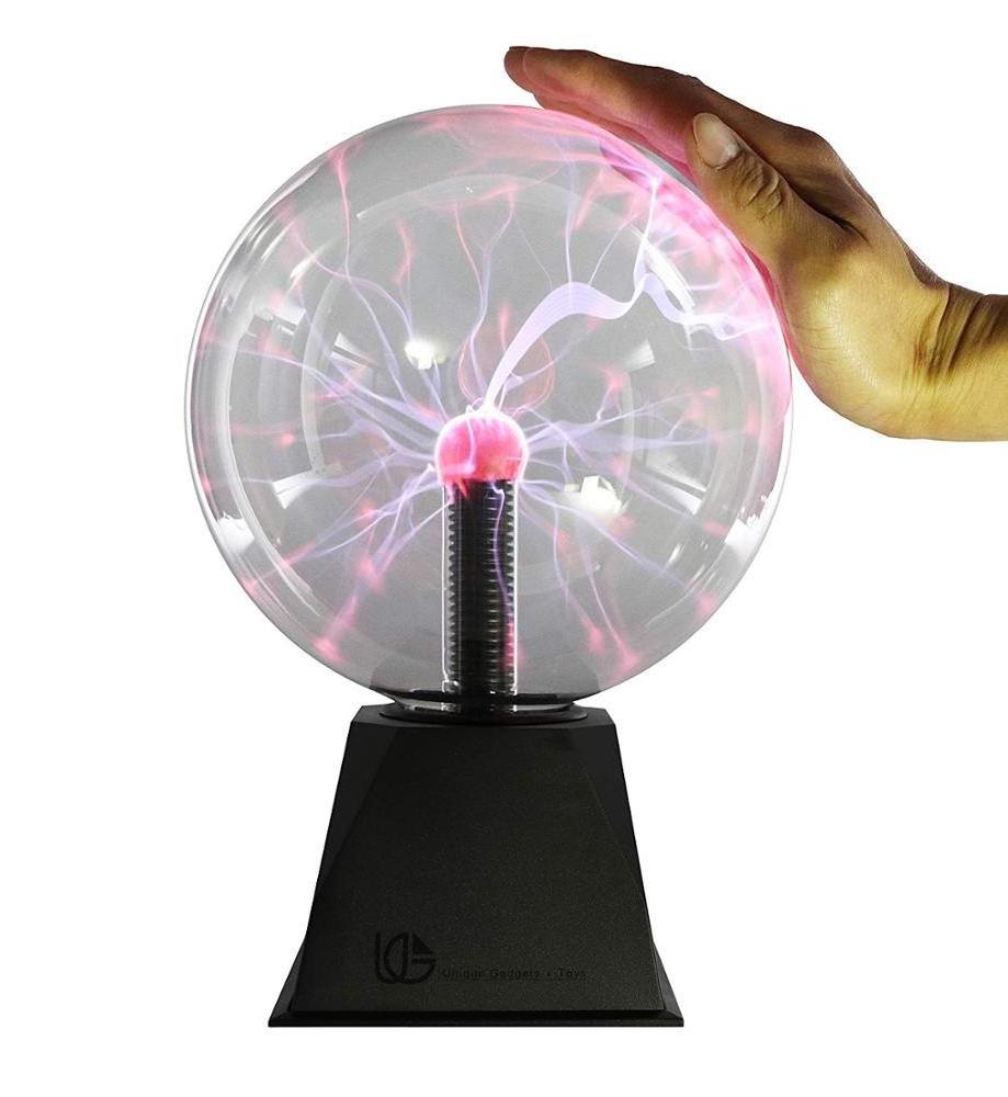 Glass Plasma Ball Sphere Lightning Light Lamp Party magical ball electrostatic flashing ball