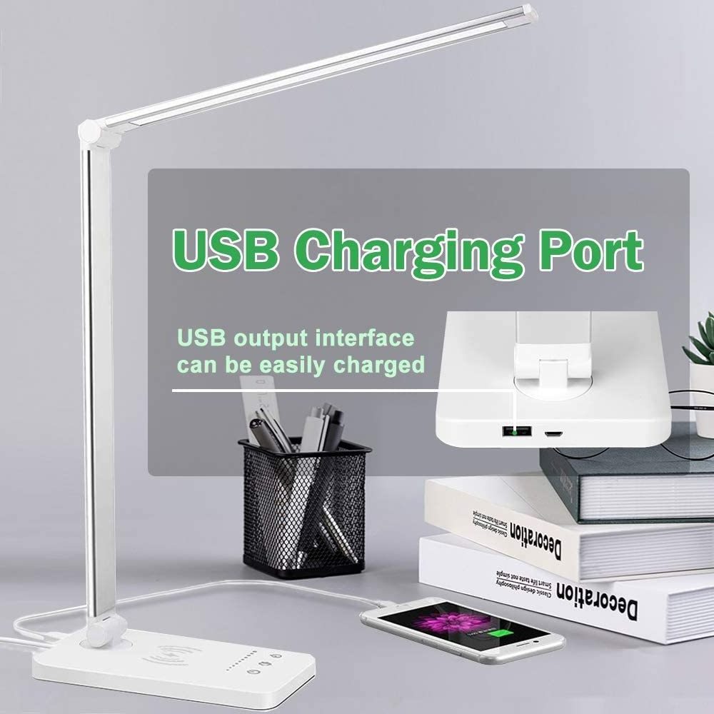 Aluminum Dimmable Eye caring USB Smart Rechargeable LED Restaurant Table Light