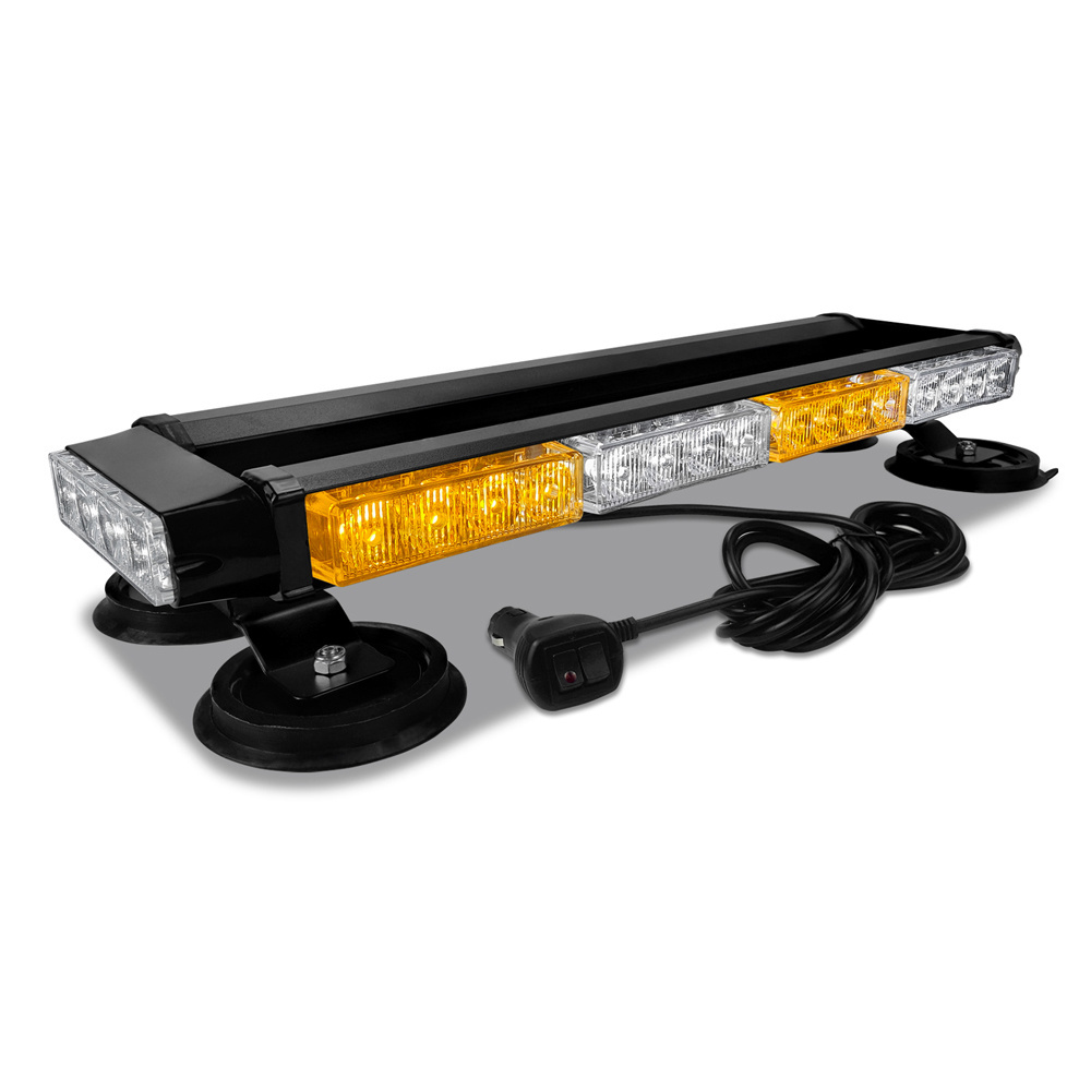 Auto lighting systems Roof Top Double Side 360 coverage viewing angle Emergency Warning Beacon Strobe LED Light Bars for Car