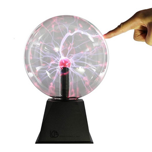 Glass Plasma Ball Sphere Lightning Light Lamp Party magical ball electrostatic flashing ball