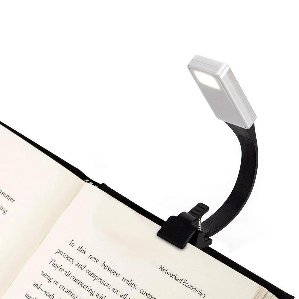 USB Rechargeable Book Light Flexible Clip Led Reading Light For Bookmark,Kindle