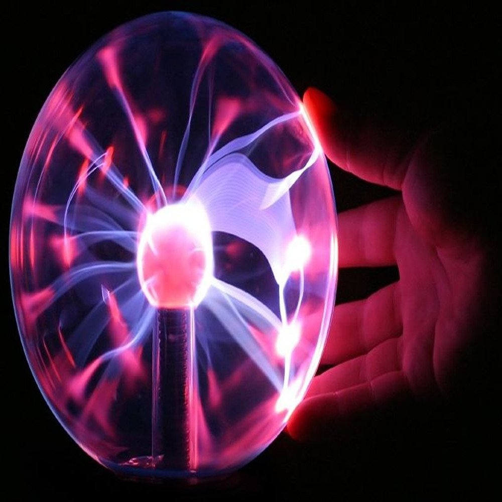 Glass Plasma Ball Sphere Lightning Light Lamp Party magical ball electrostatic flashing ball