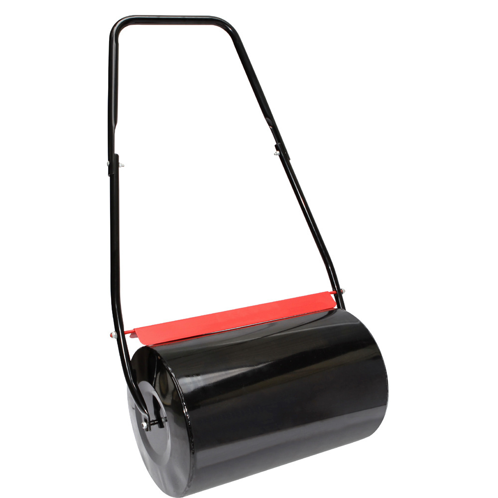 48L Manual Steel Heavy Yard Ground Sod  Grass Lawn Roller Water or Sand Filled Garden Turf Roller