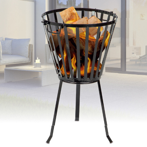 Simple and practical Outdoor Fireplace heating log holder Barbecue stove Fire basket Firewood rack