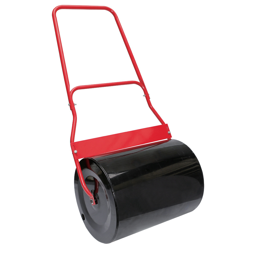 65L Manual Steel Heavy Yard Ground Sod  Grass Lawn Roller Water or Sand Filled Garden Turf Roller