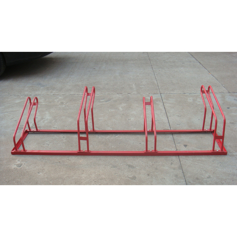 New design steel tube bicycle rack floor bike stand